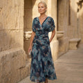 Luna - Vestido Azul Elegante