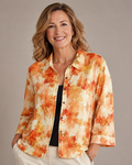 LAURENTINE | Blusa de Hojas en Acuarela