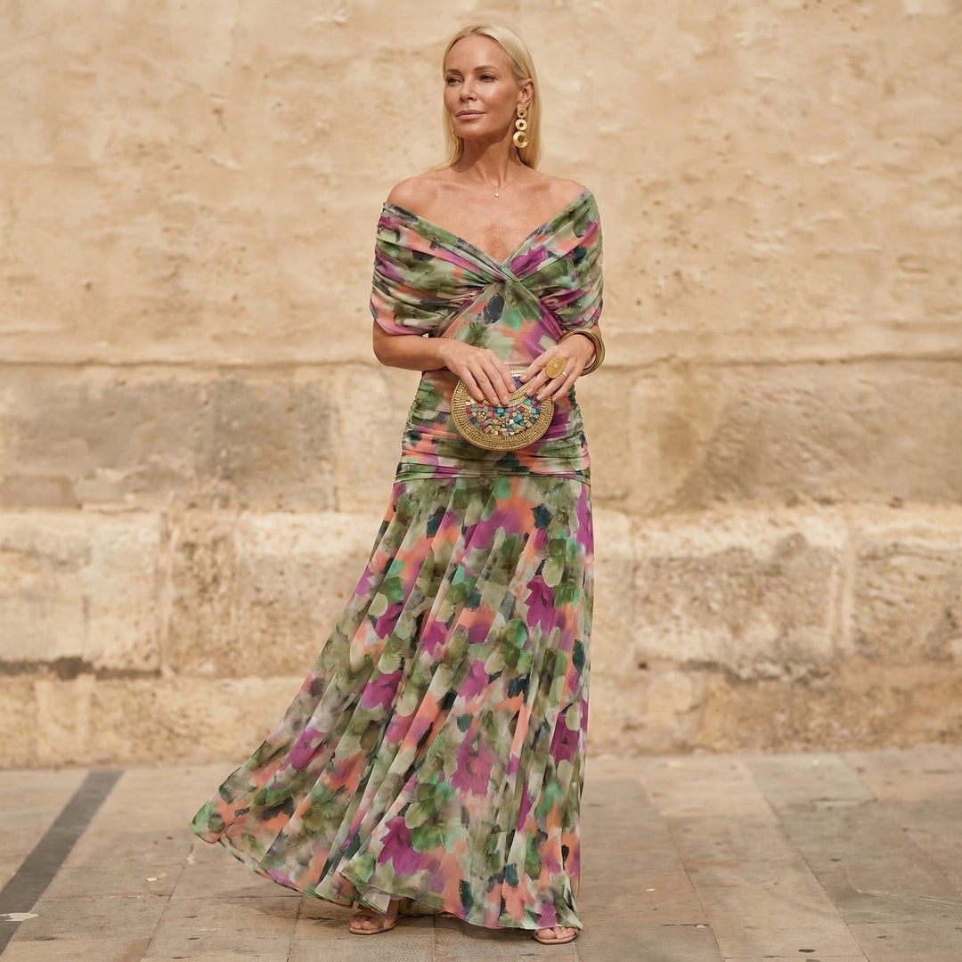 Kelsey - Vestido Elegante Multicolor